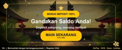 Bonus Selamat Datang 100%! banner